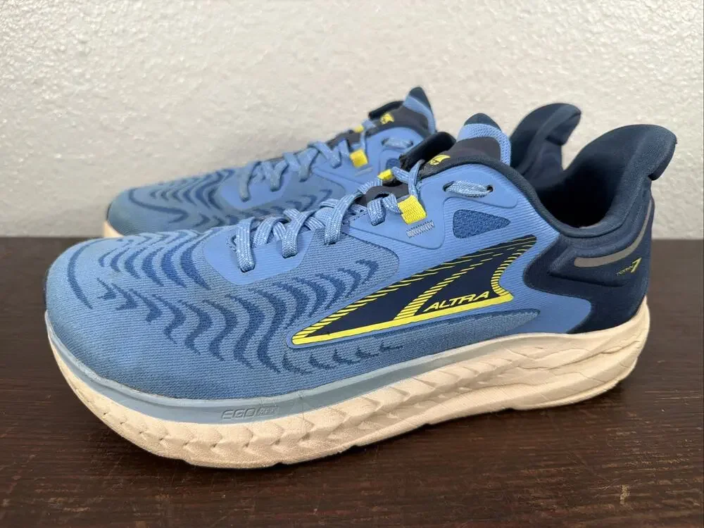 Altra Torin 7 Men's Sneakers Size 10.5 Blue ALOA82C4440 Running Low Top Ego Max